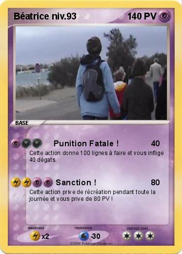 Pokemon Béatrice niv.93