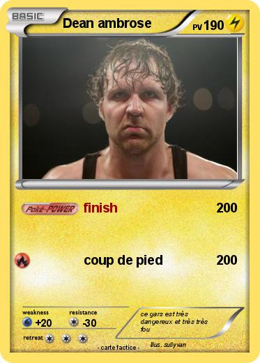 Pokemon Dean ambrose