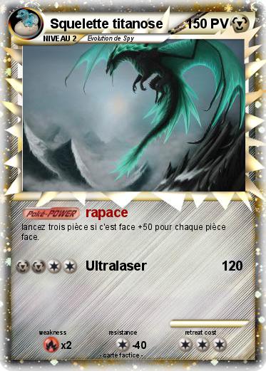 Pokemon Squelette titanose