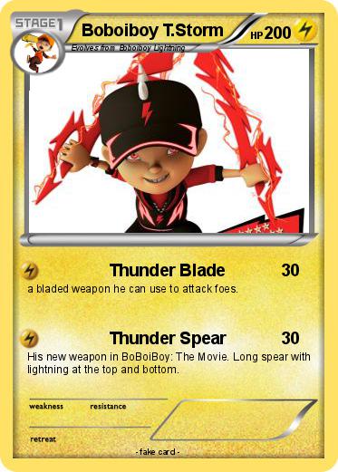 Pokemon Boboiboy T.Storm