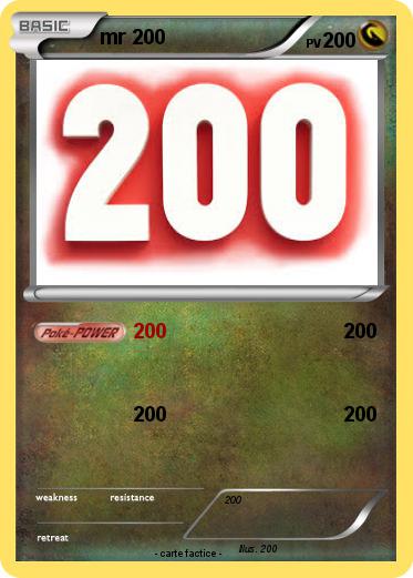 Pokemon mr 200