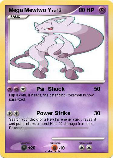 Pokemon Mega Mewtwo Y