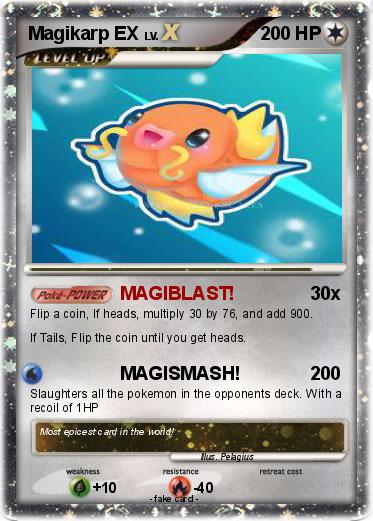 Pokemon Magikarp EX
