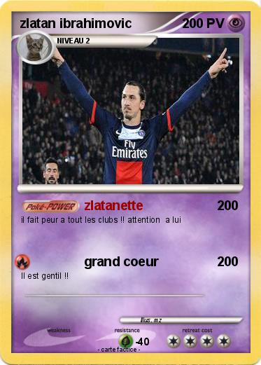 Pokemon zlatan ibrahimovic