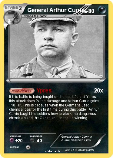 Pokemon General Arthur Currie