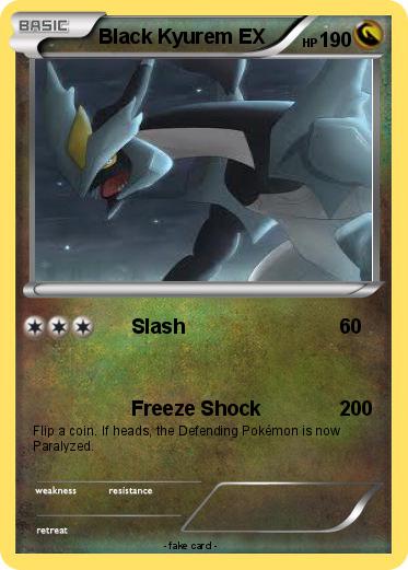 Pokemon Black Kyurem EX