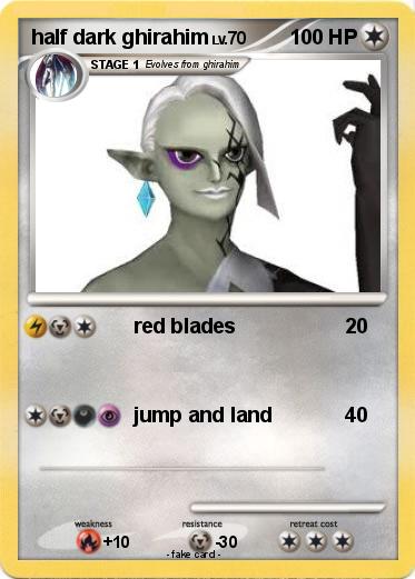 Pokemon half dark ghirahim