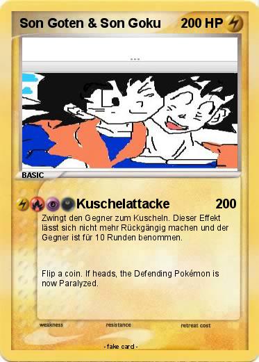 Pokemon Son Goten & Son Goku