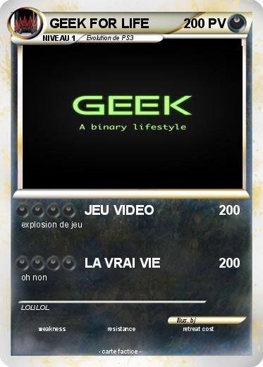 Pokemon GEEK FOR LIFE