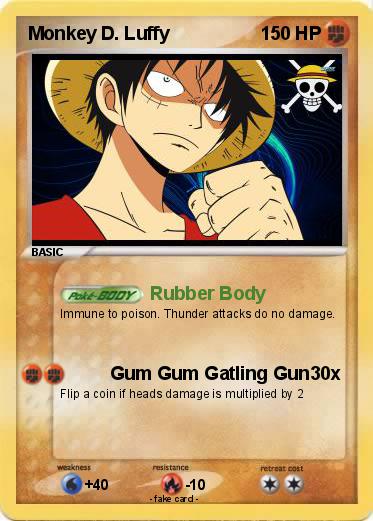 Pokemon Monkey D. Luffy