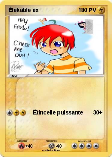 Pokemon Élekable ex