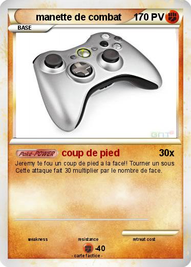 Pokemon manette de combat