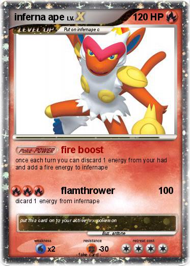 Pokemon inferna ape
