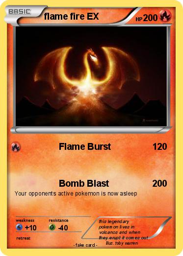 Pokemon flame fire EX