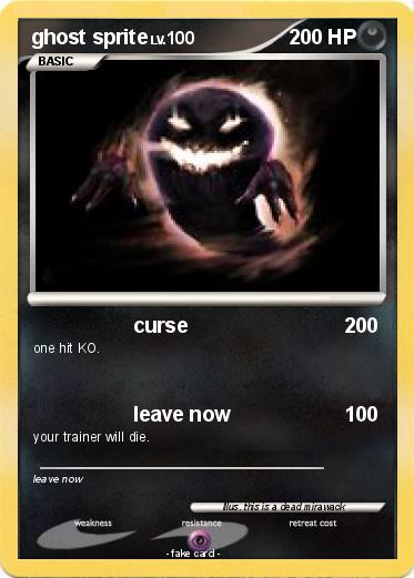 Pokemon ghost sprite