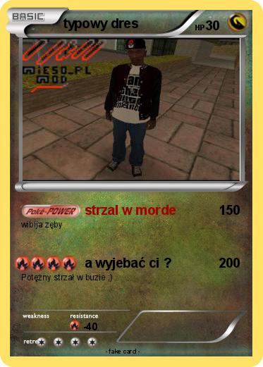 Pokemon typowy dres
