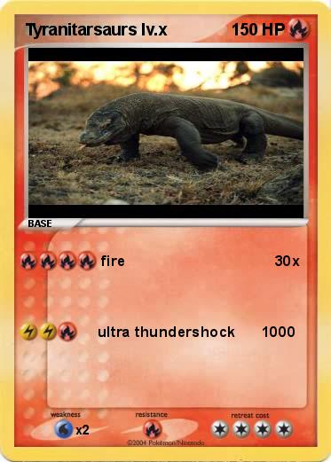 Pokemon Tyranitarsaurs lv.x                 