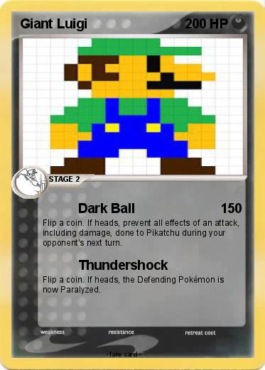 Pokemon Giant Luigi