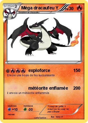 Pokemon Méga dracaufeu Y