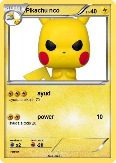 Pokemon Pikachu nco