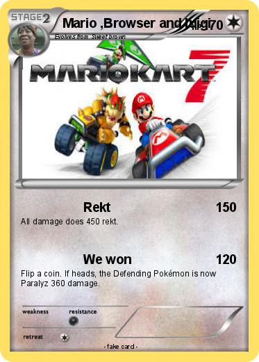 Pokemon Mario ,Browser and luigi