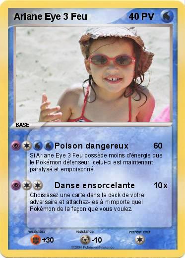 Pokemon Ariane Eye 3 Feu