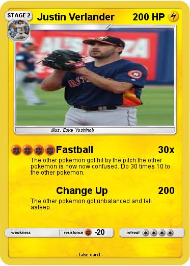 Pokemon Justin Verlander