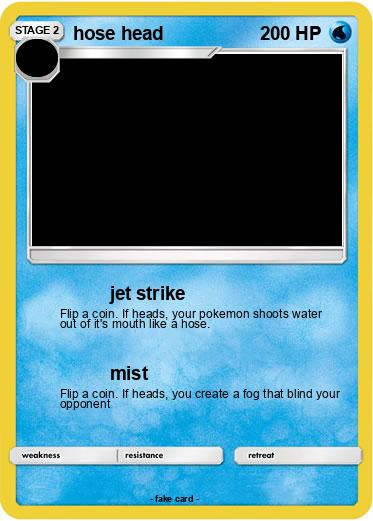 Pokemon hose head