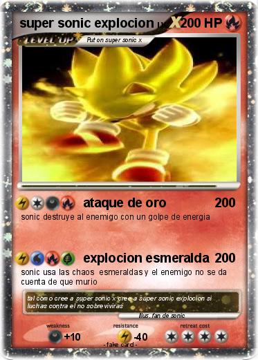 Pokemon super sonic explocion