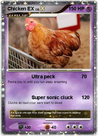 Pokemon Chicken EX