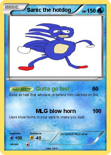Pokemon Sanic the hotdog