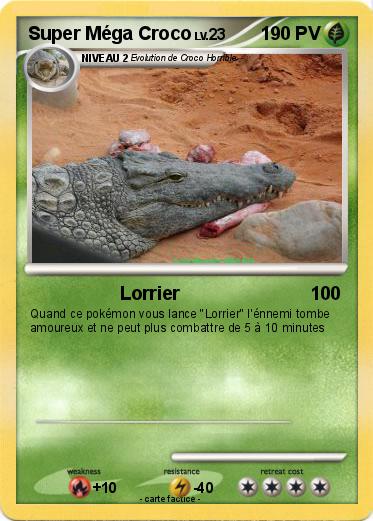 Pokemon Super Méga Croco