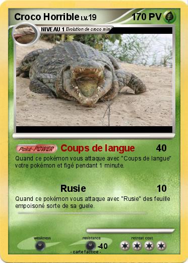 Pokemon Croco Horrible