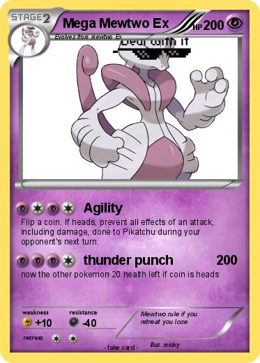 Pokemon Mega Mewtwo Ex