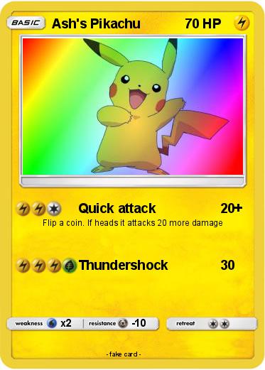 Pokemon Ash's Pikachu