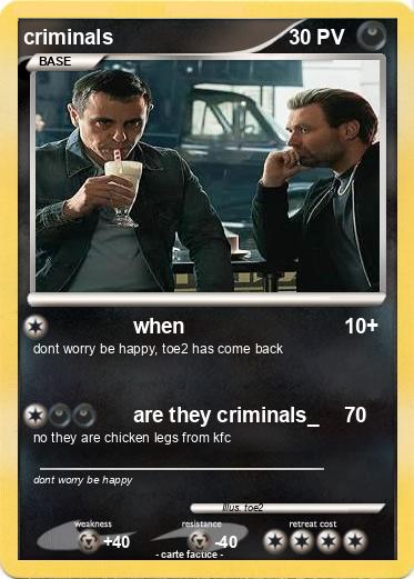 Pokemon criminals