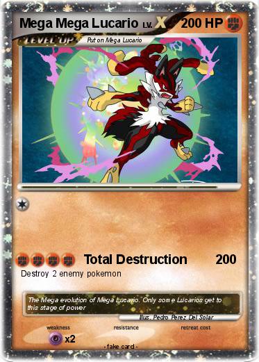 Pokemon Mega Mega Lucario