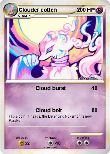 Pokemon Clouder cotten