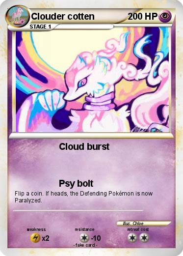 Pokemon Clouder cotten