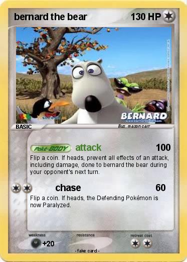 Pokemon bernard the bear