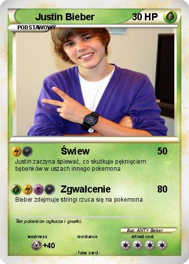 Pokemon Justin Bieber
