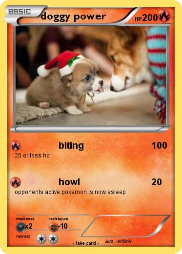 Pokemon doggy power
