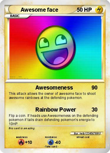 Pokemon Awesome face