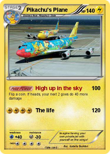 Pokemon Pikachu's Plane