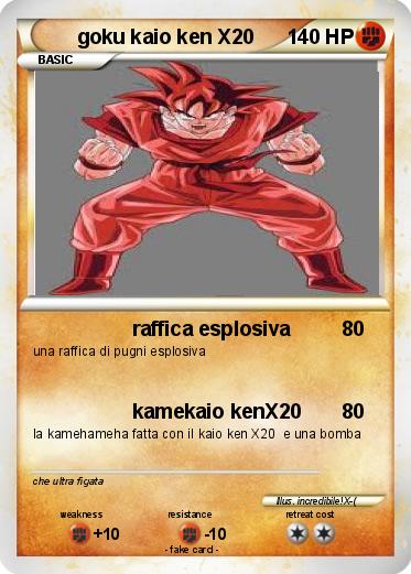 Pokemon goku kaio ken X20
