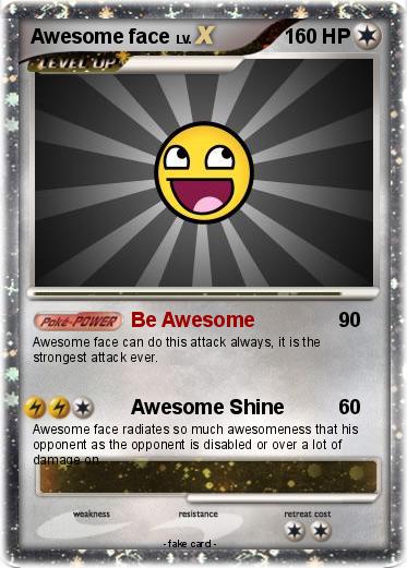 Pokemon Awesome face