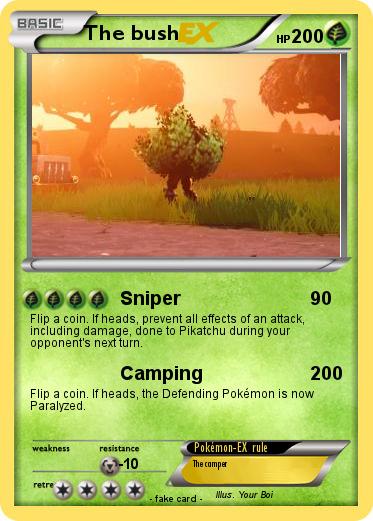 Pokemon The bush