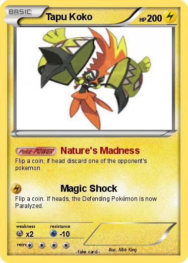 Pokemon Tapu Koko