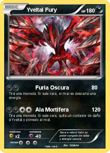 Pokemon Yveltal Fury