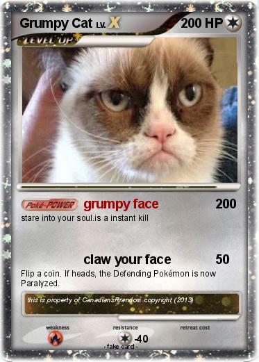 Pokemon Grumpy Cat